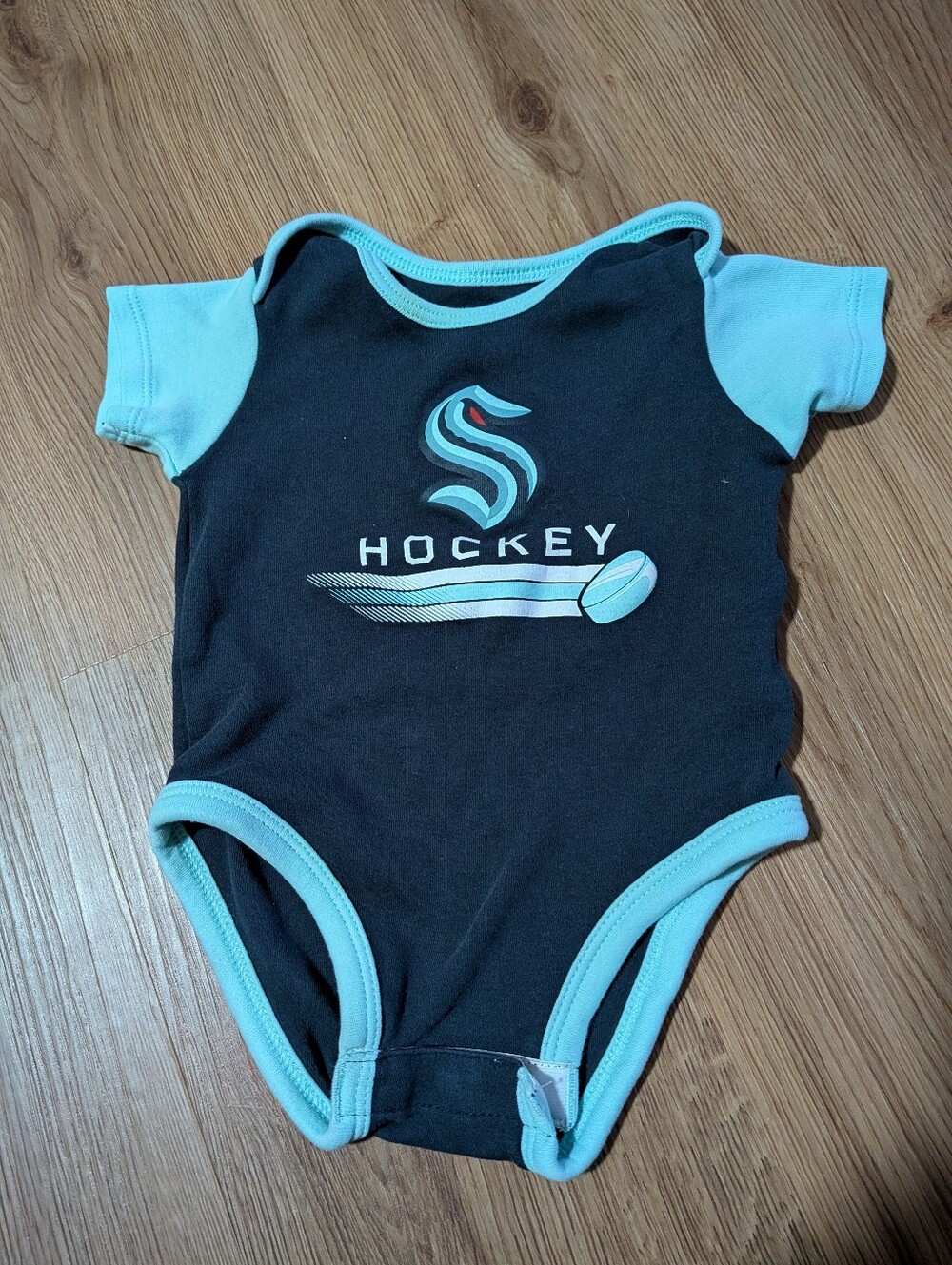 NHL Seattle Kraken Hockey Baby Bodysuit 12 Months